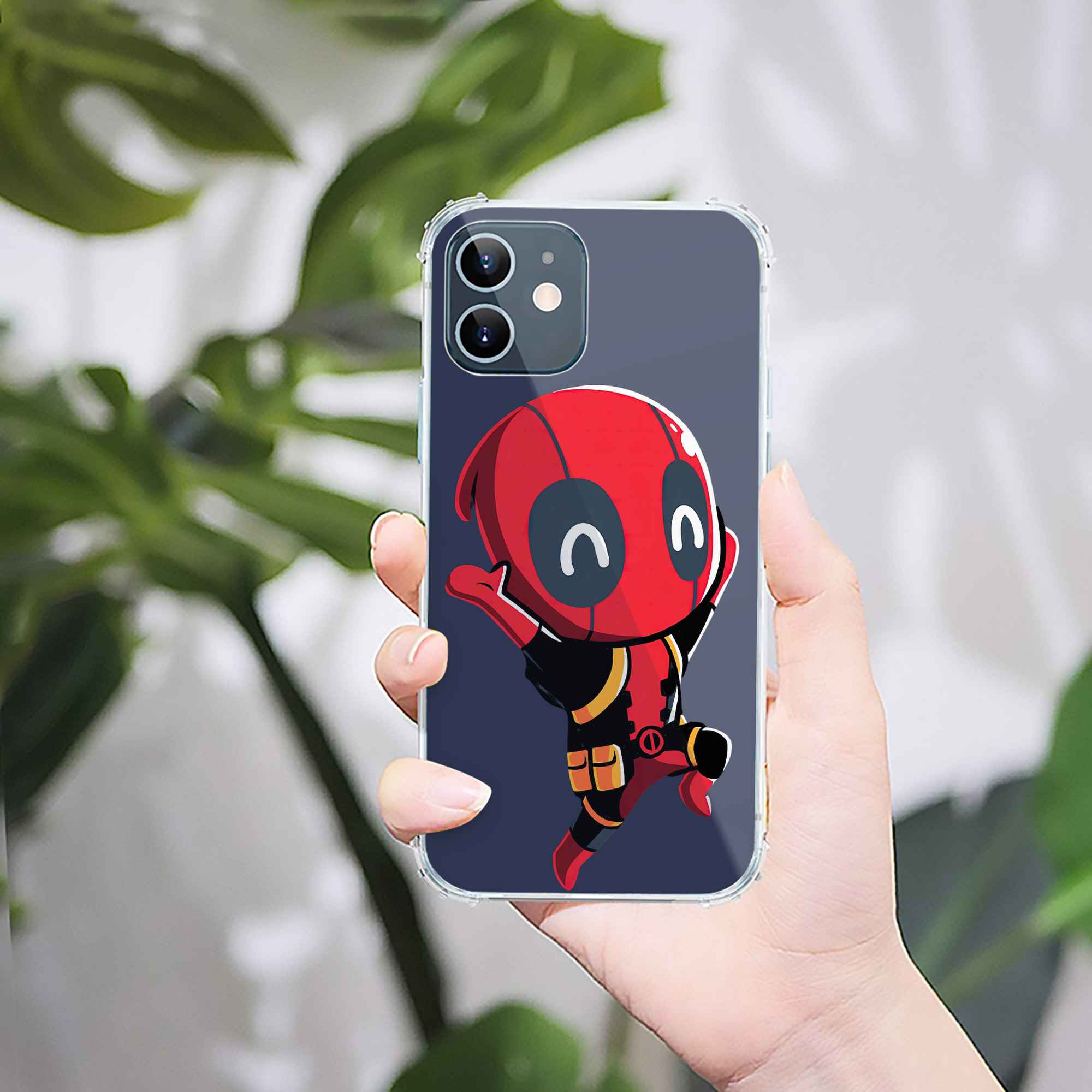 （画像用） Deadpool デッドプール 【iPhone 12シリーズ対応】透明スマホケース（クリアソフトケース）